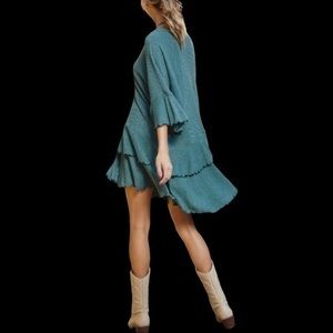 Beautiful layered dress perfect for fall. Sizes small and medium available NWT